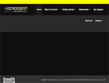 Tablet Screenshot of crossfitballincollig.com